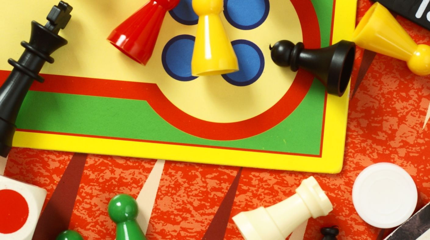 close up of a board game