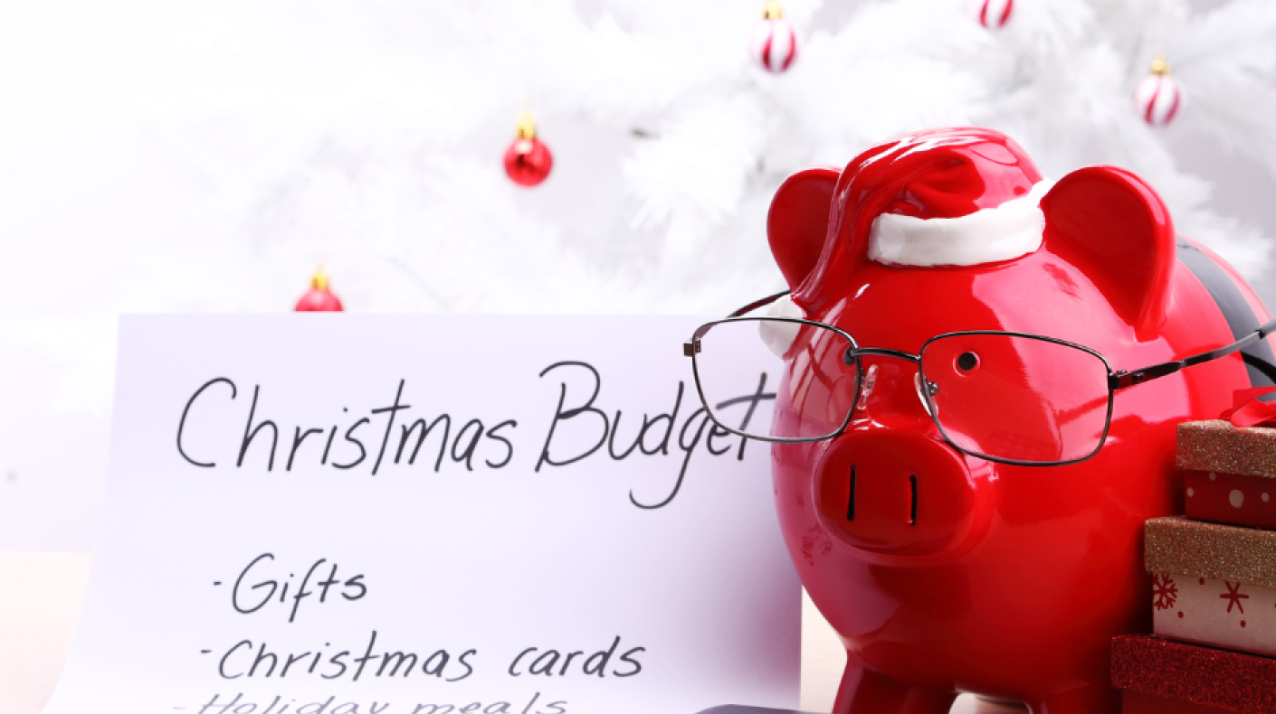 Christmas piggy bank